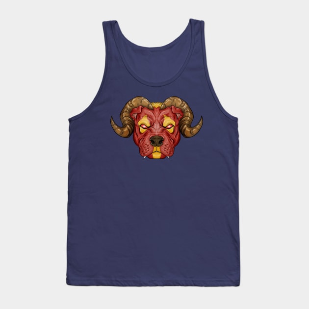 Hellhound head 1 Tank Top by Furia And Mimma